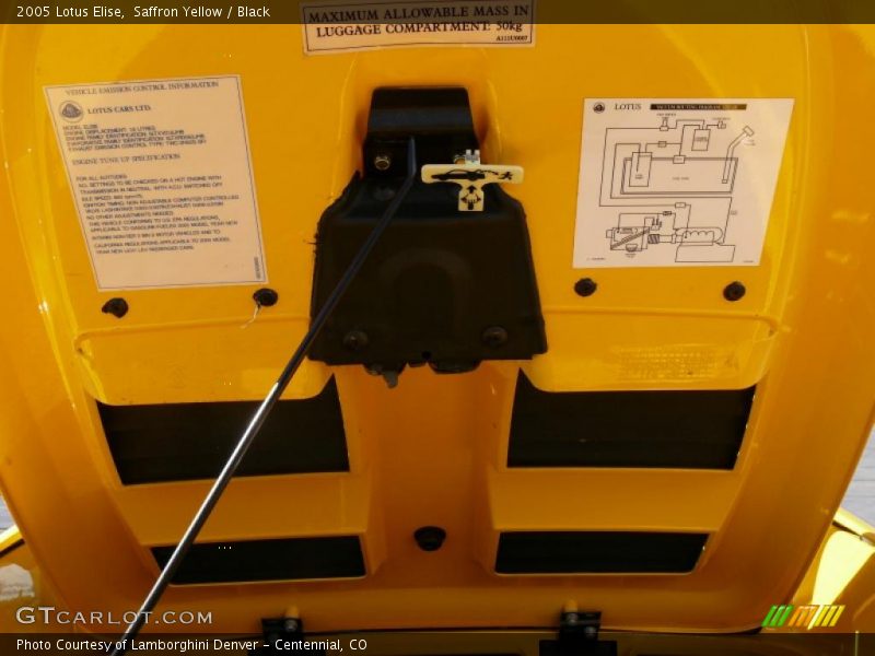 Saffron Yellow / Black 2005 Lotus Elise