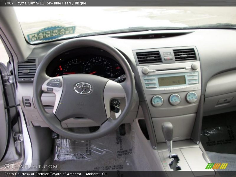 Sky Blue Pearl / Bisque 2007 Toyota Camry LE