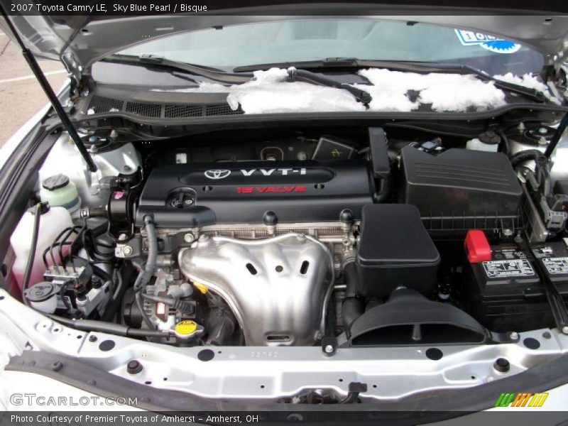 Sky Blue Pearl / Bisque 2007 Toyota Camry LE