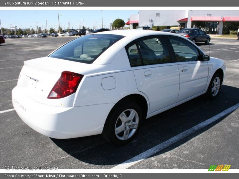 Polar White / Gray 2006 Saturn ION 2 Sedan