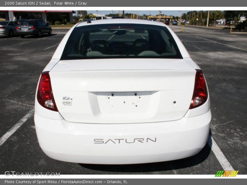 Polar White / Gray 2006 Saturn ION 2 Sedan