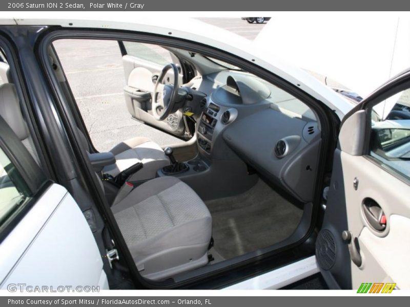 Polar White / Gray 2006 Saturn ION 2 Sedan