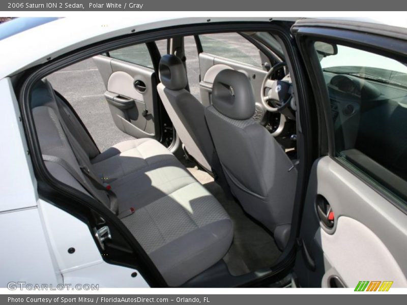 Polar White / Gray 2006 Saturn ION 2 Sedan