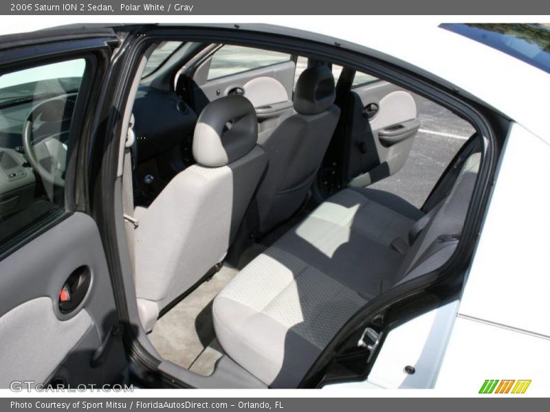 Polar White / Gray 2006 Saturn ION 2 Sedan