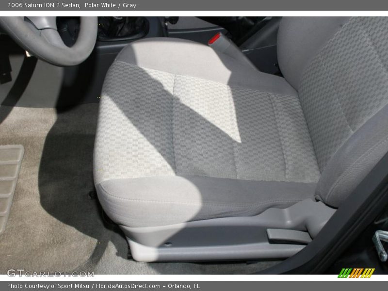 Polar White / Gray 2006 Saturn ION 2 Sedan