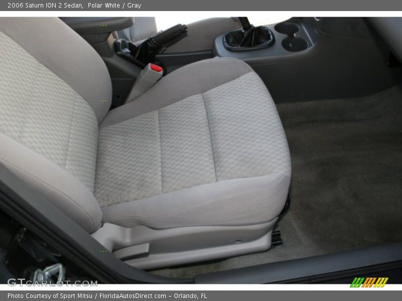 Polar White / Gray 2006 Saturn ION 2 Sedan
