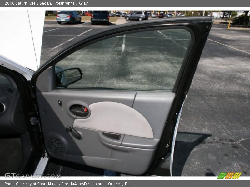 Polar White / Gray 2006 Saturn ION 2 Sedan