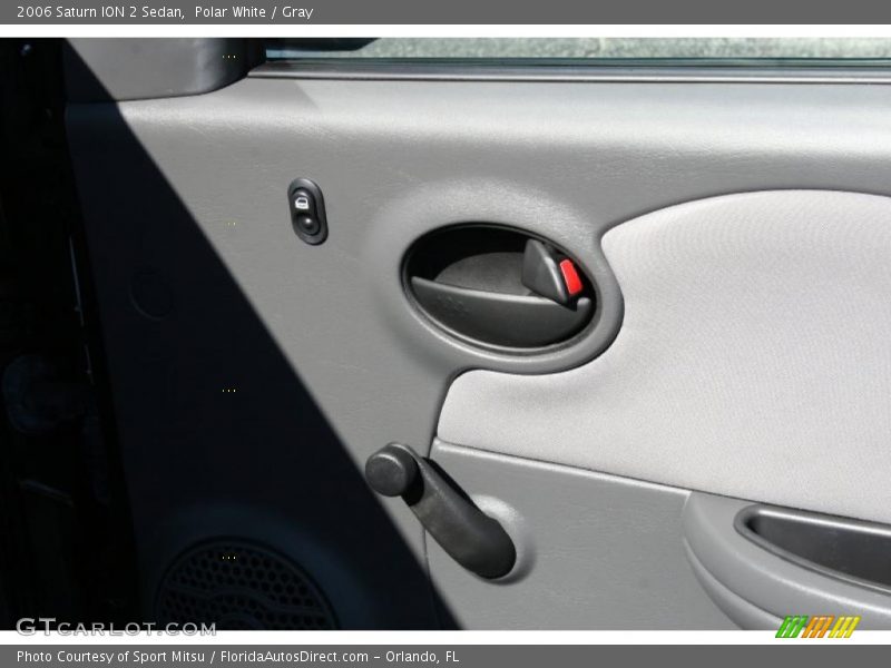 Polar White / Gray 2006 Saturn ION 2 Sedan