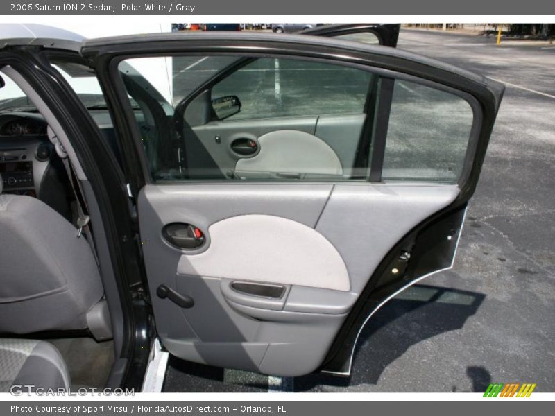 Polar White / Gray 2006 Saturn ION 2 Sedan