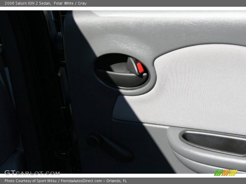Polar White / Gray 2006 Saturn ION 2 Sedan