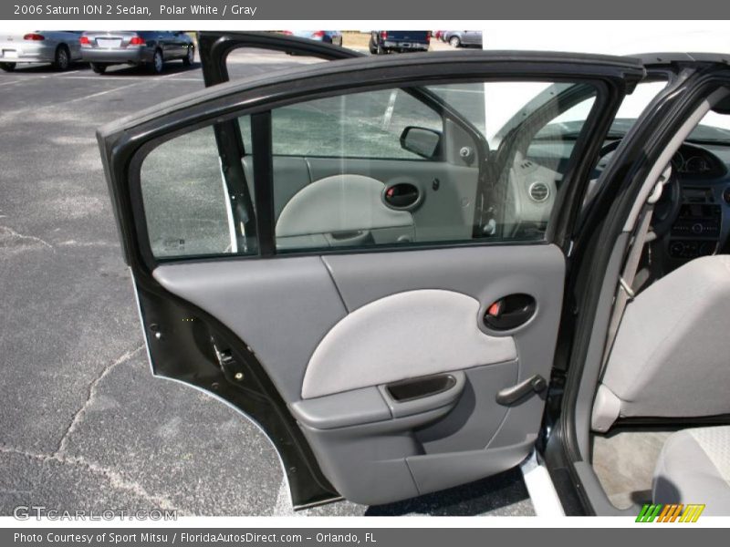 Polar White / Gray 2006 Saturn ION 2 Sedan
