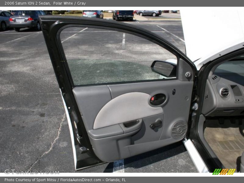 Polar White / Gray 2006 Saturn ION 2 Sedan