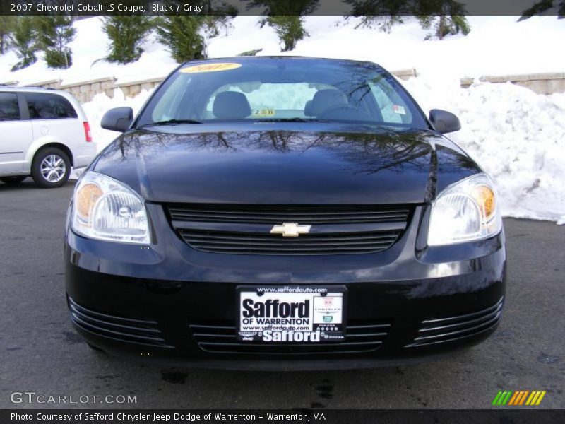 Black / Gray 2007 Chevrolet Cobalt LS Coupe