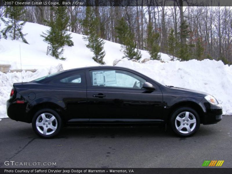 Black / Gray 2007 Chevrolet Cobalt LS Coupe
