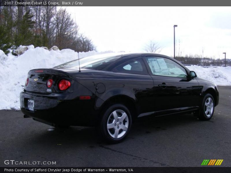 Black / Gray 2007 Chevrolet Cobalt LS Coupe