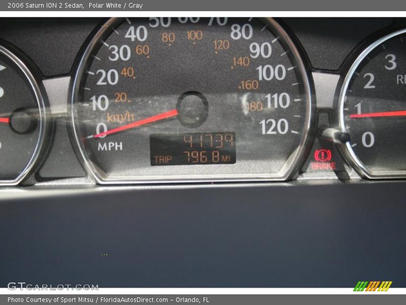 Polar White / Gray 2006 Saturn ION 2 Sedan