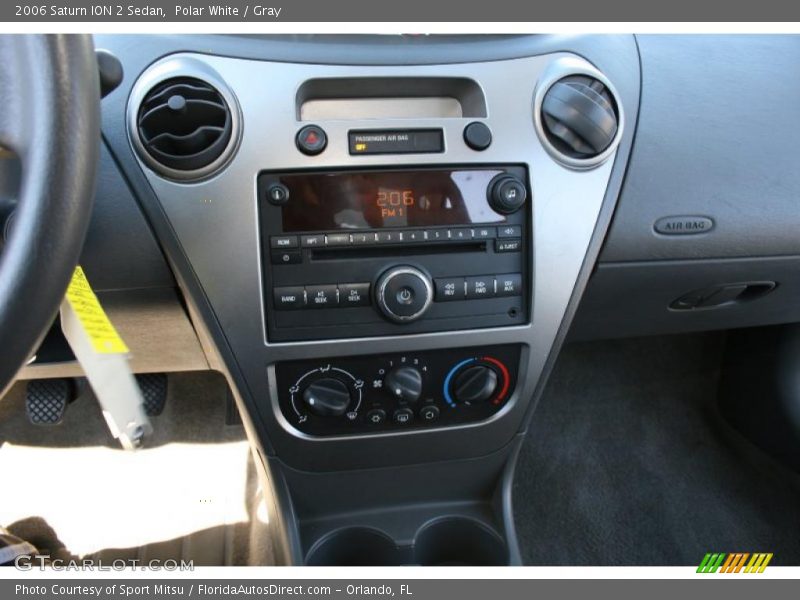 Polar White / Gray 2006 Saturn ION 2 Sedan