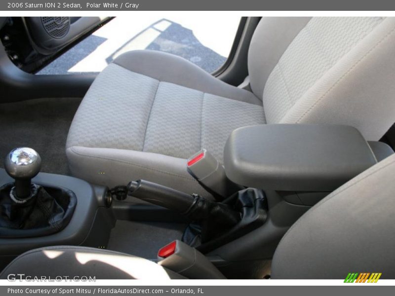 Polar White / Gray 2006 Saturn ION 2 Sedan