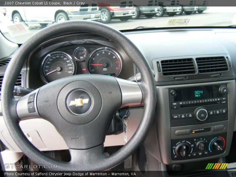 Black / Gray 2007 Chevrolet Cobalt LS Coupe