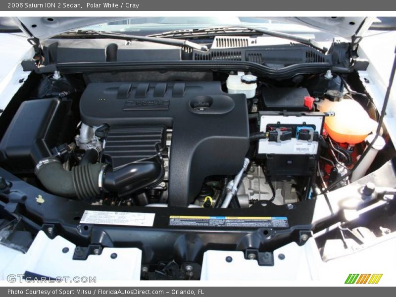 Polar White / Gray 2006 Saturn ION 2 Sedan