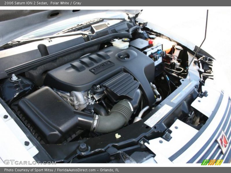 Polar White / Gray 2006 Saturn ION 2 Sedan