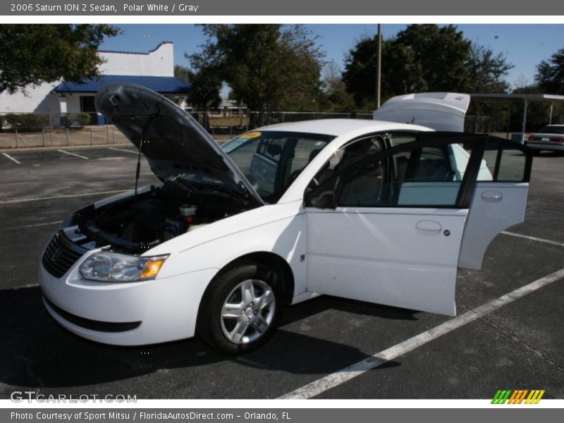 Polar White / Gray 2006 Saturn ION 2 Sedan