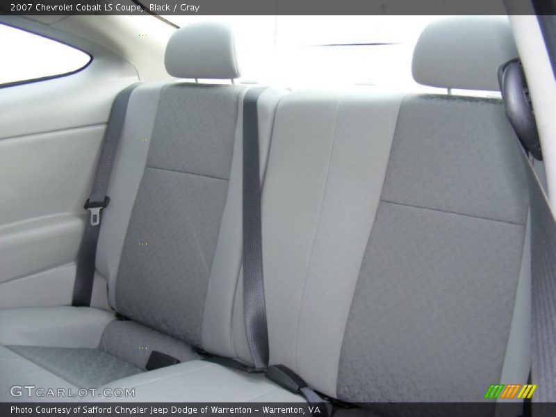 Black / Gray 2007 Chevrolet Cobalt LS Coupe