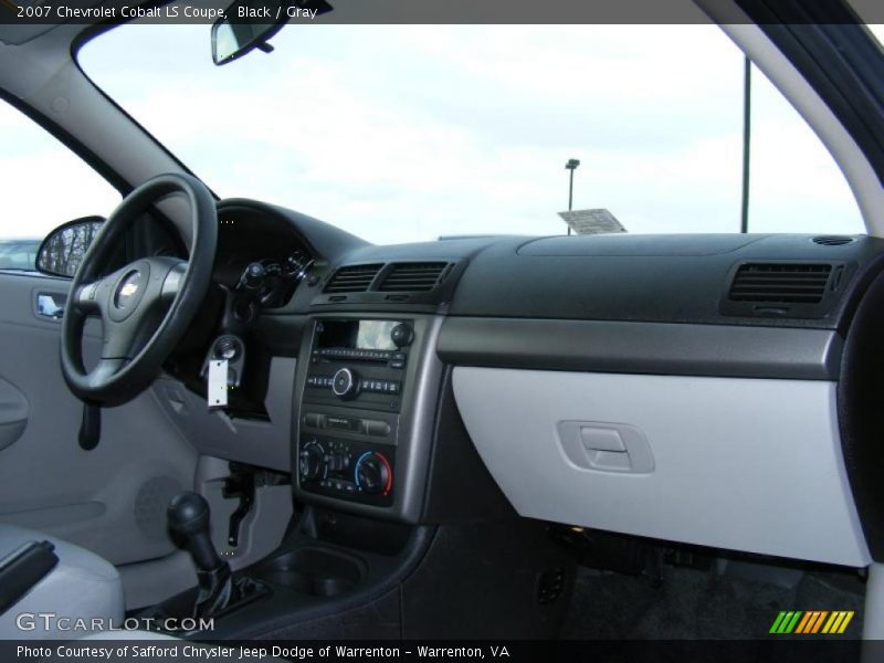 Black / Gray 2007 Chevrolet Cobalt LS Coupe