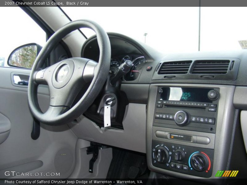 Black / Gray 2007 Chevrolet Cobalt LS Coupe