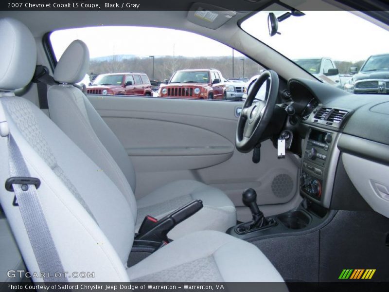 Black / Gray 2007 Chevrolet Cobalt LS Coupe