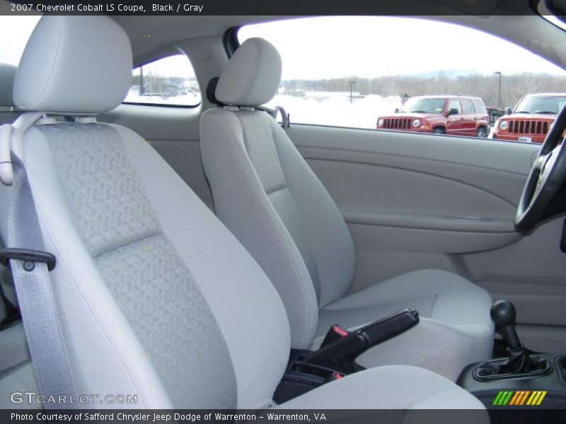 Black / Gray 2007 Chevrolet Cobalt LS Coupe