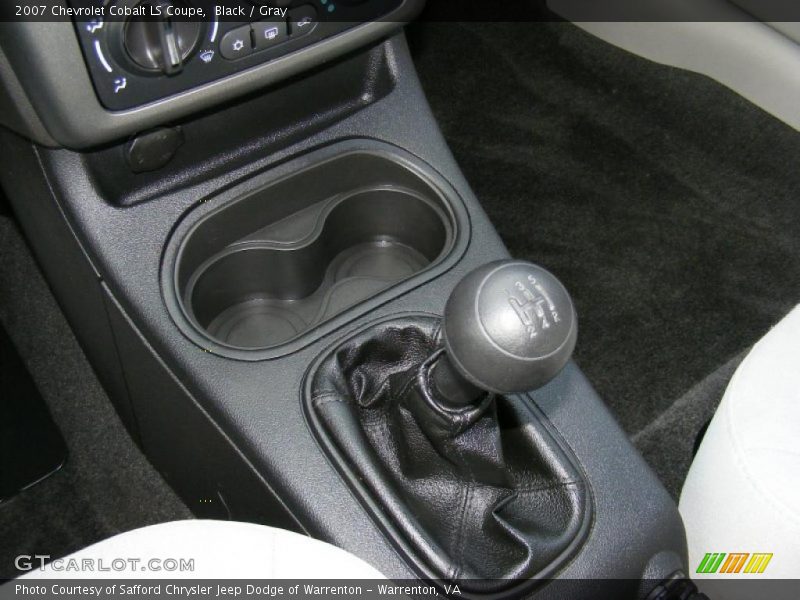 Black / Gray 2007 Chevrolet Cobalt LS Coupe