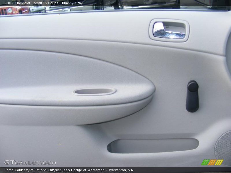 Black / Gray 2007 Chevrolet Cobalt LS Coupe