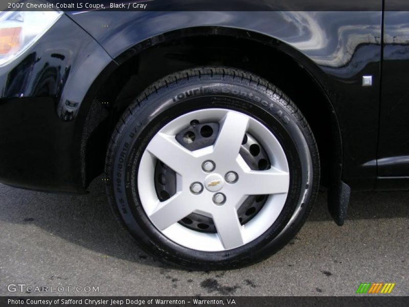 Black / Gray 2007 Chevrolet Cobalt LS Coupe