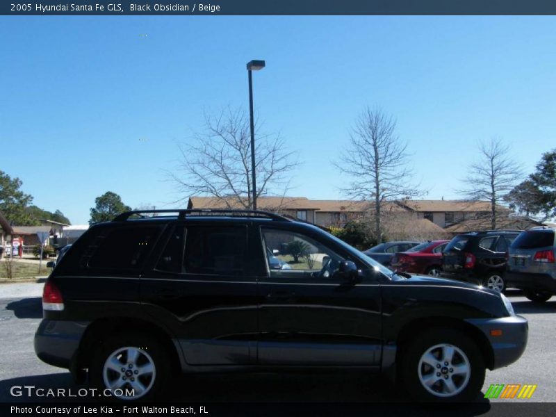 Black Obsidian / Beige 2005 Hyundai Santa Fe GLS
