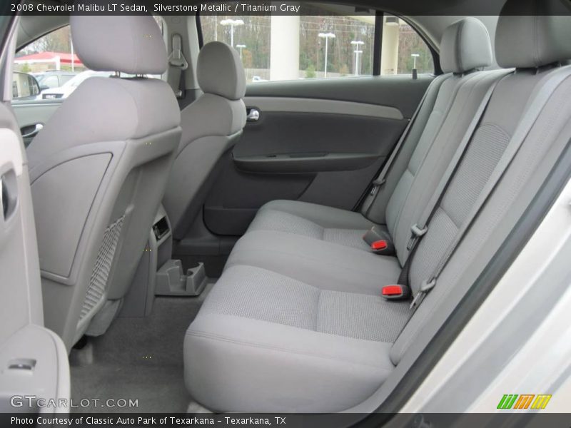Silverstone Metallic / Titanium Gray 2008 Chevrolet Malibu LT Sedan