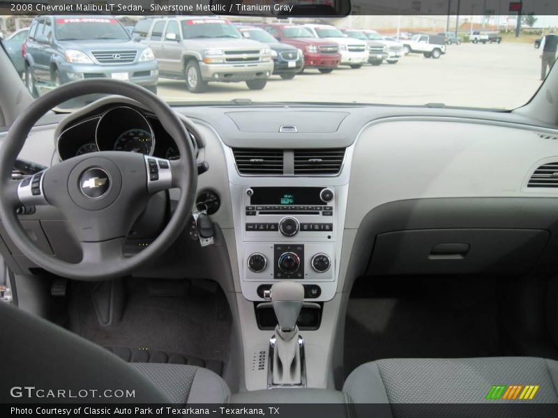 Silverstone Metallic / Titanium Gray 2008 Chevrolet Malibu LT Sedan