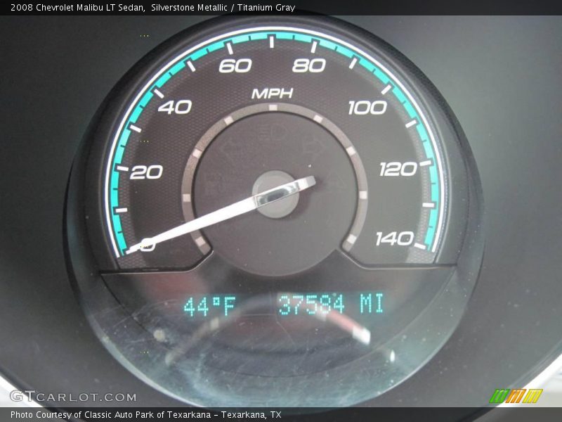 Silverstone Metallic / Titanium Gray 2008 Chevrolet Malibu LT Sedan