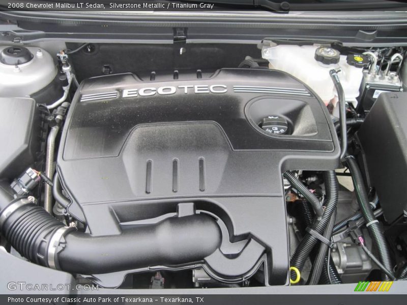 Silverstone Metallic / Titanium Gray 2008 Chevrolet Malibu LT Sedan