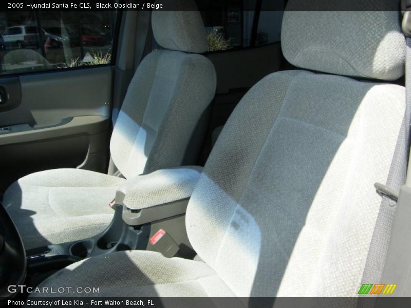 Black Obsidian / Beige 2005 Hyundai Santa Fe GLS