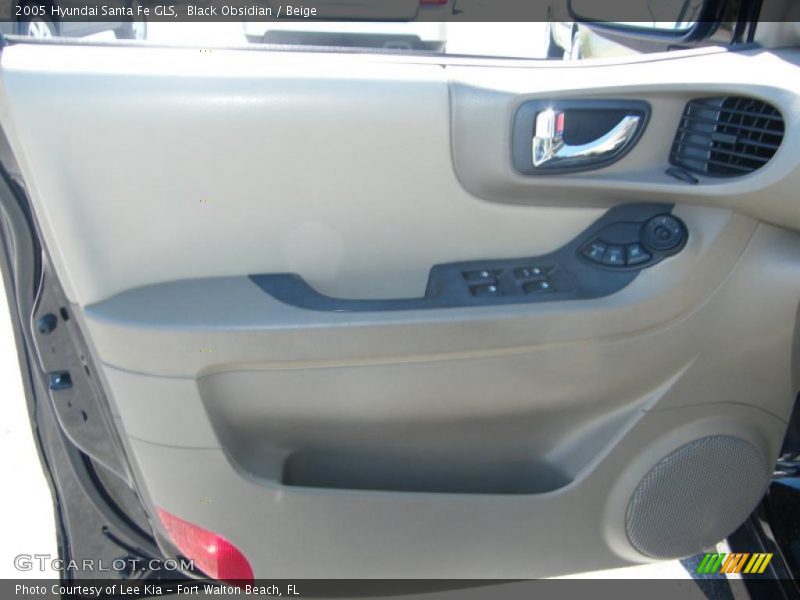 Black Obsidian / Beige 2005 Hyundai Santa Fe GLS