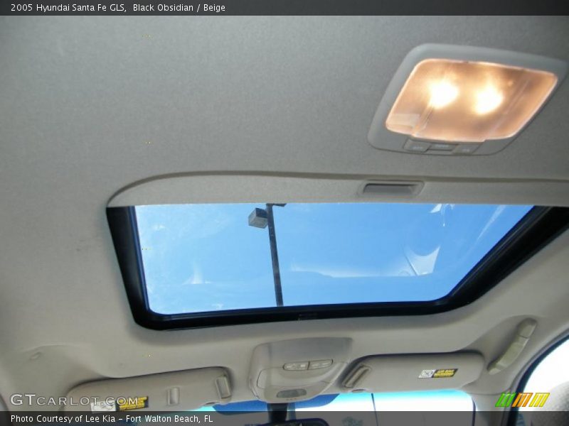 Black Obsidian / Beige 2005 Hyundai Santa Fe GLS