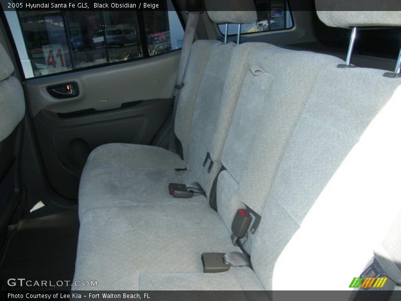 Black Obsidian / Beige 2005 Hyundai Santa Fe GLS