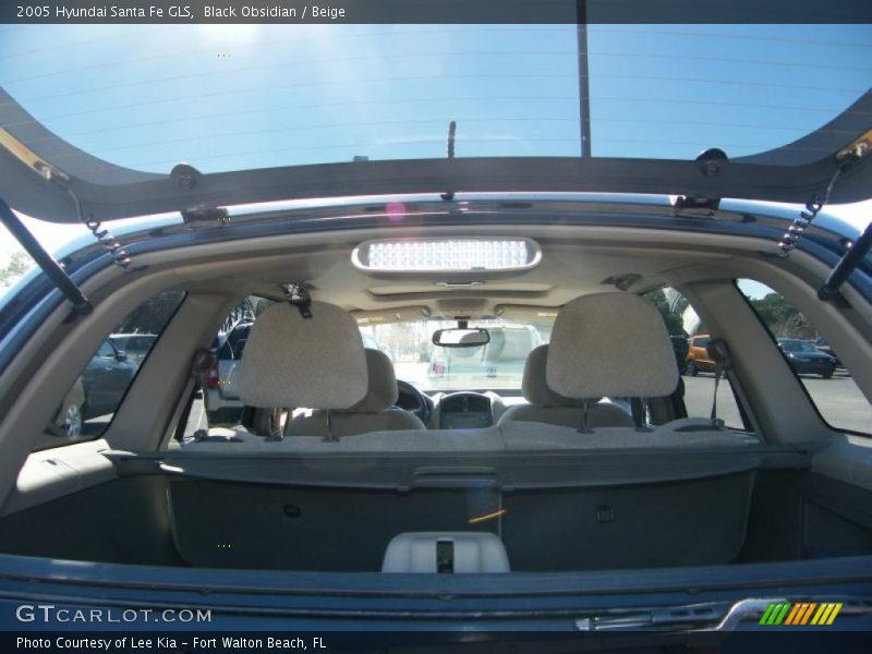 Black Obsidian / Beige 2005 Hyundai Santa Fe GLS