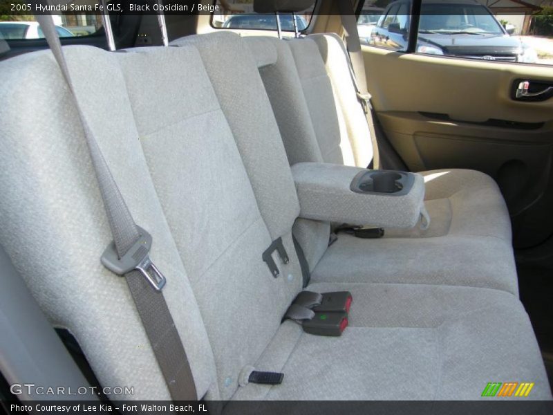 Black Obsidian / Beige 2005 Hyundai Santa Fe GLS