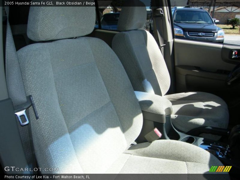 Black Obsidian / Beige 2005 Hyundai Santa Fe GLS