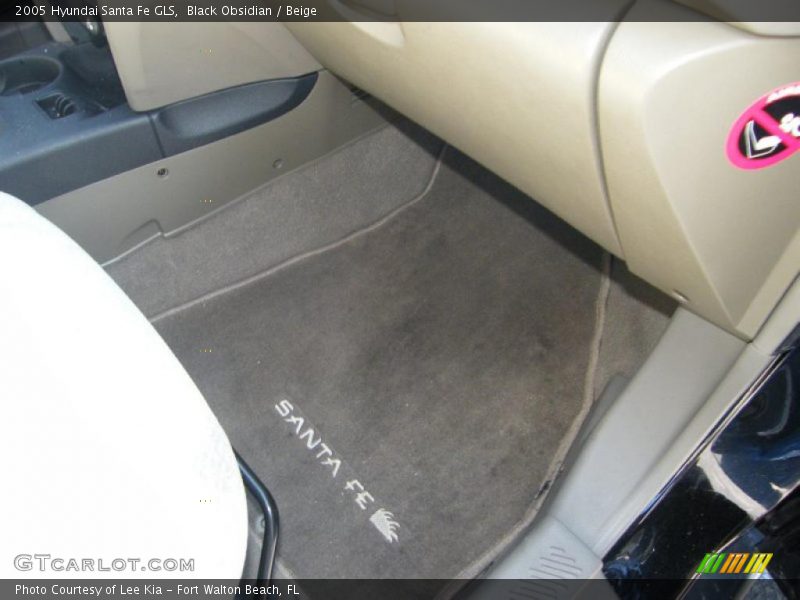 Black Obsidian / Beige 2005 Hyundai Santa Fe GLS