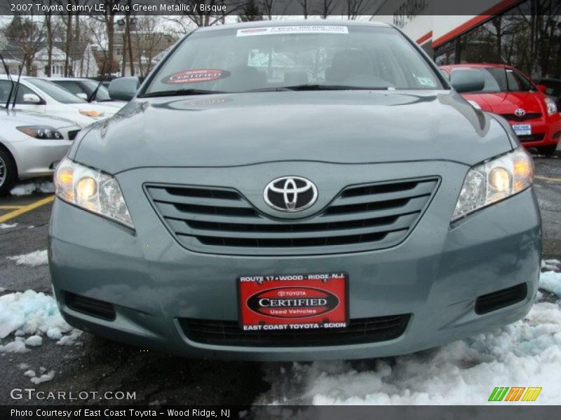 Aloe Green Metallic / Bisque 2007 Toyota Camry LE