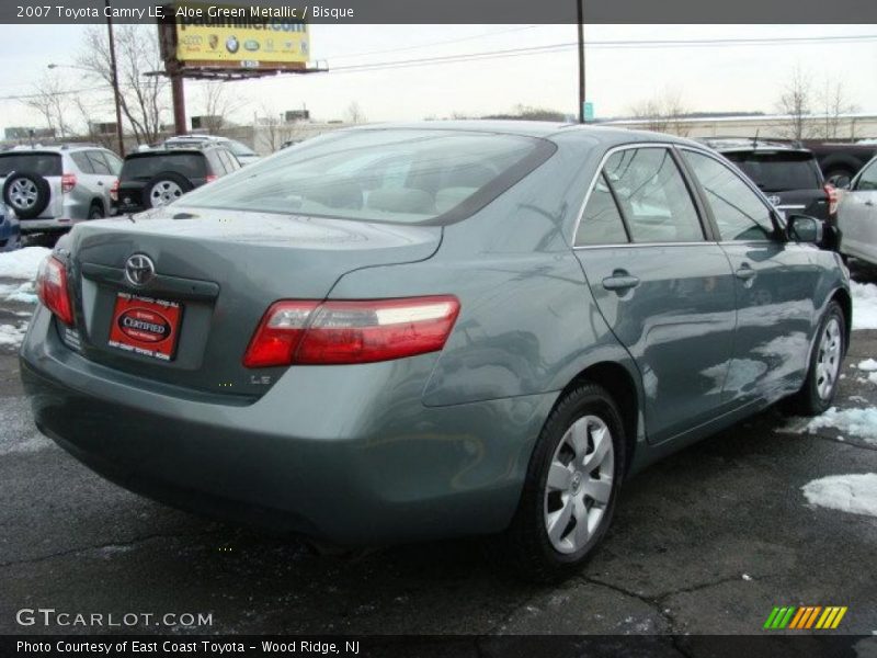 Aloe Green Metallic / Bisque 2007 Toyota Camry LE