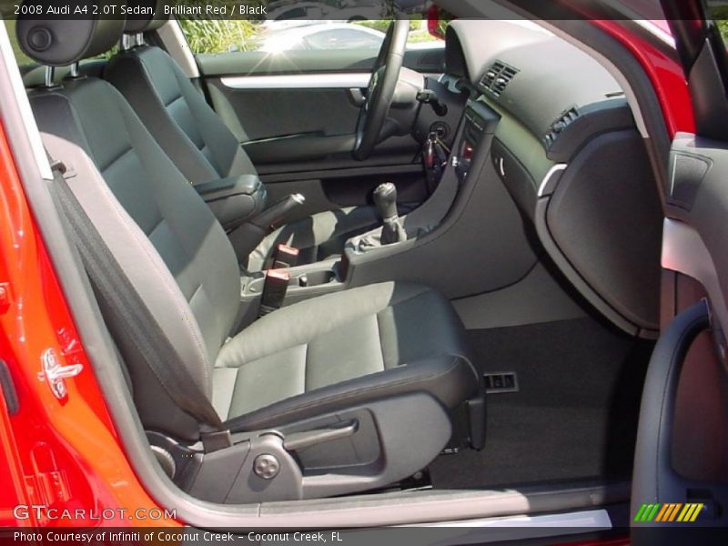 Brilliant Red / Black 2008 Audi A4 2.0T Sedan